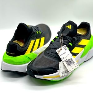 Adidas Men's Adistar CS - GX8418 - Grey / Beam Yellow - Green - Size: 9.5- NEW